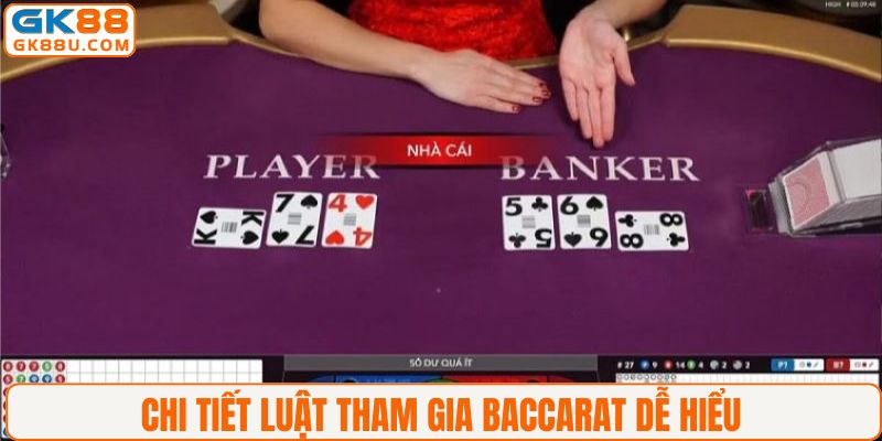 Chi tiết luật tham gia Baccarat dễ hiểu