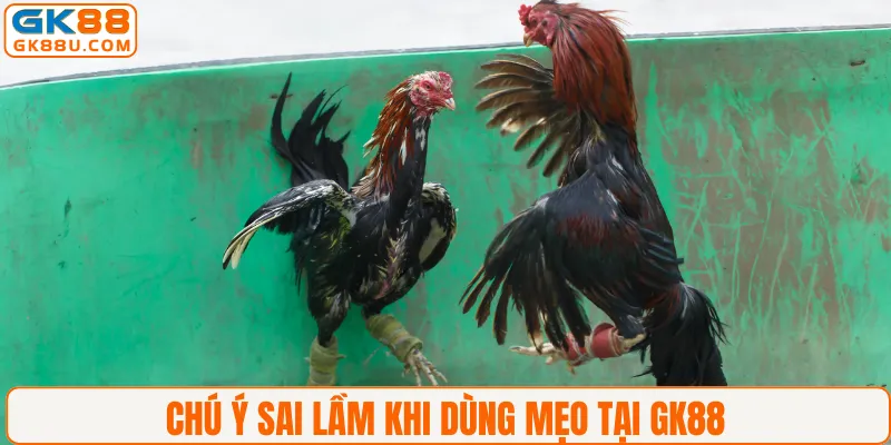 Chú ý sai lầm khi dùng mẹo tại GK88