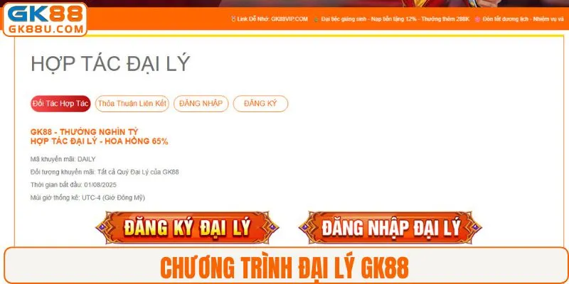 Chương trình đại lý GK88