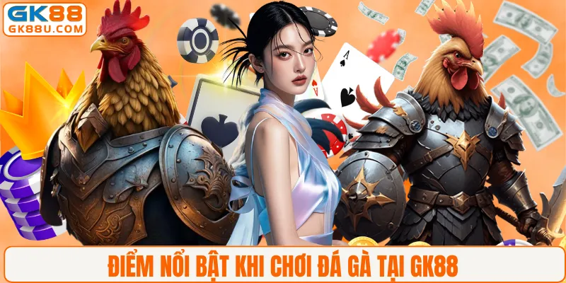 Điểm nổi bật khi chơi đá gà tại GK88