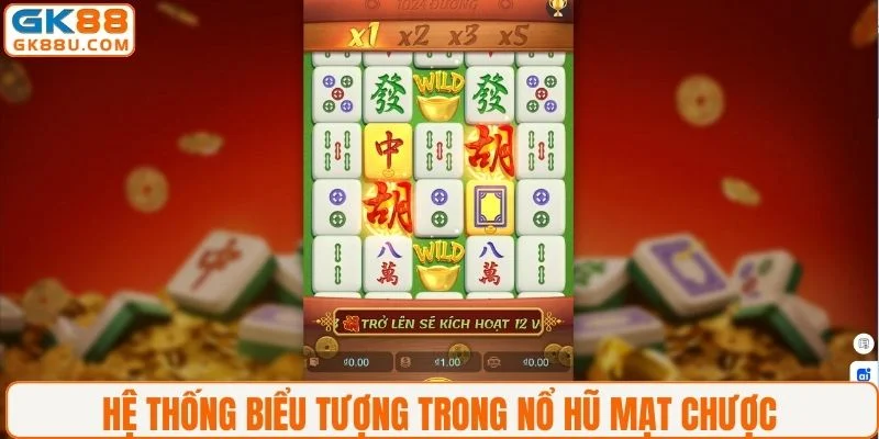 Hệ thống biểu tượng trong nổ hũ Mạt Chược 