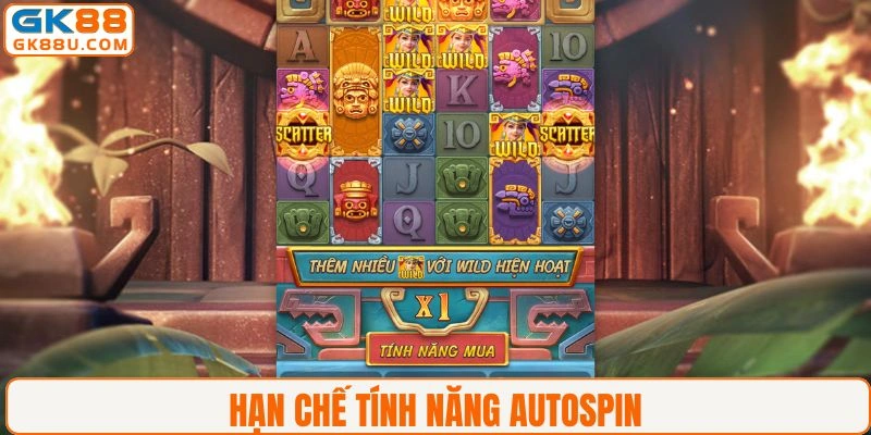 Hạn chế sử dụng tính năng autospin