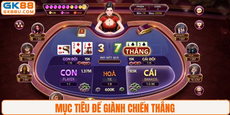 Mục tiêu để giành chiến thắng