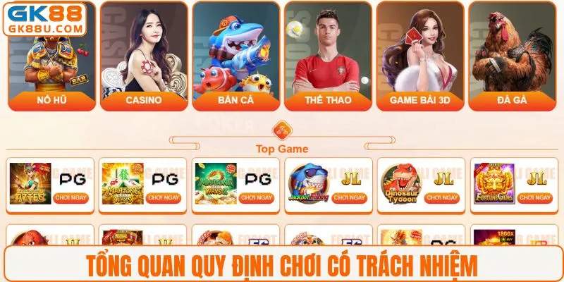 Quy định cụ thể chơi có trách nhiệm GK88
