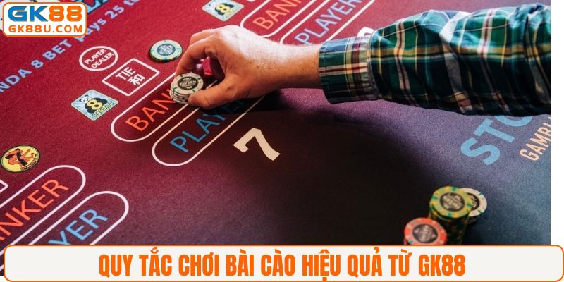Quy tắc chơi bài cào hiệu quả từ GK88